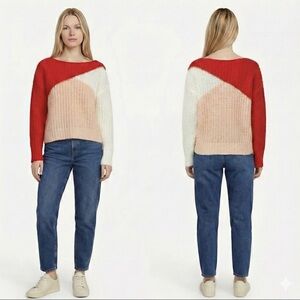 Armani Exchange Color Block Sweater